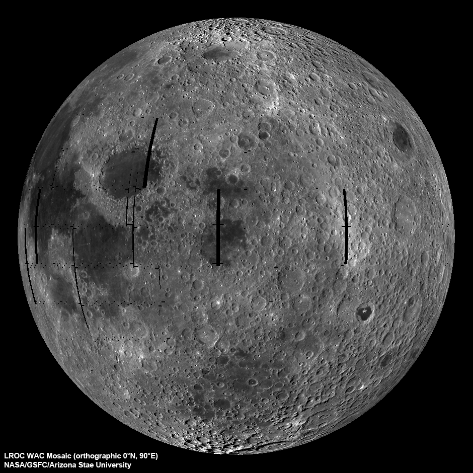 Hemisferio oriental de la Luna