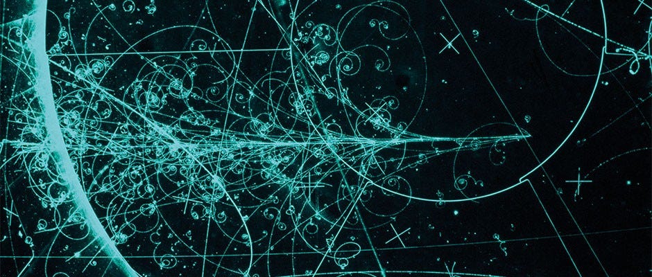 Ilustración de detección de neutrinos