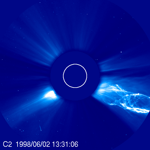 Llamarada solar helicoidal